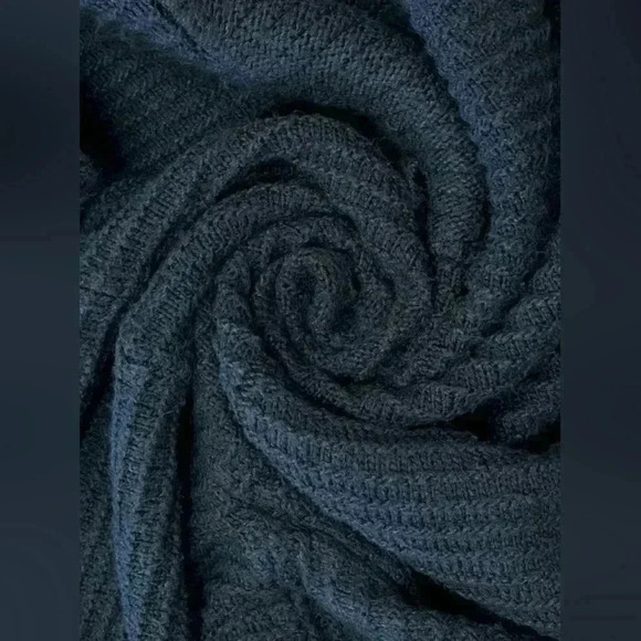 Tahari EUC  Knit Longsleeve Open Cardigan Navy Blue Size XL - Picture 7 of 9